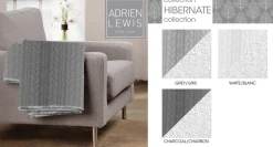 Hibernate Nilson Braided Throw with Sherpa Reverse