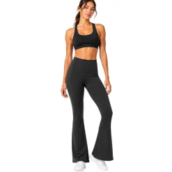 High-Waisted Flared Active Leggings