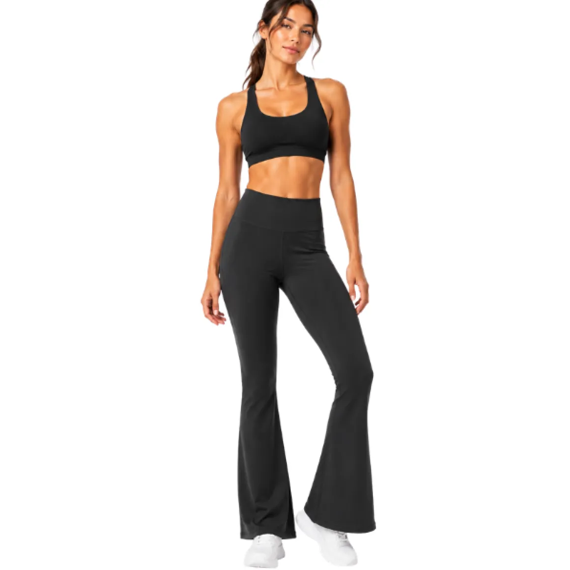 High-Waisted Flared Active Leggings