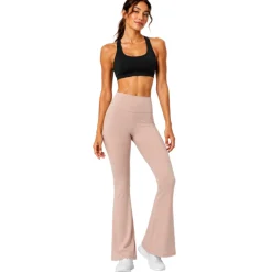 High-Waisted Flared Active Leggings