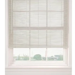 Horizontal Cordless PVC Mini Blinds | White