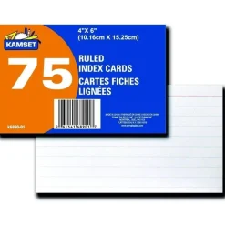 Index Cards - 75 Ruled