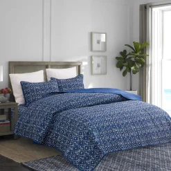 Indigo Microfiber Sheet Set
