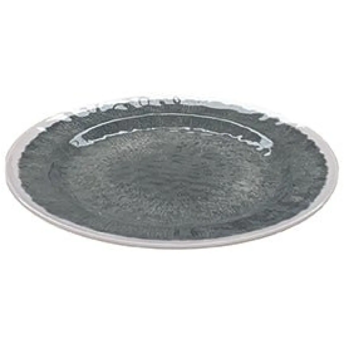 11in Dinner Plates S/4 Solid Grey Melamine