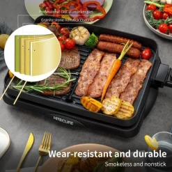 Indoor Grill Massimo Die Cast Black Non Stick