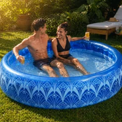 Inflatable Pool – Bohemian Design – 168 cm