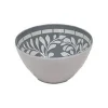 6in Salad Bowls S/4 Prt Grey Melamine