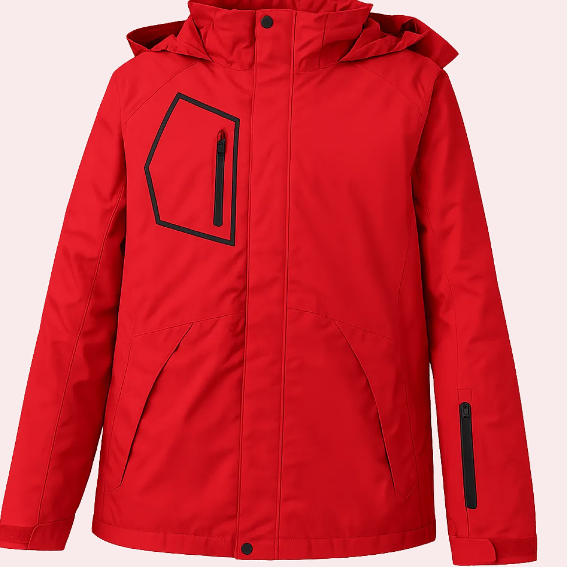 Insulated Winter Jacket with Hood
