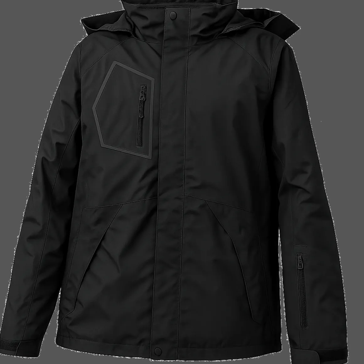 Insulated Winter Jacket with Hood