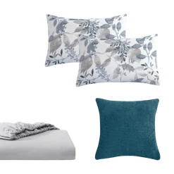 Iris Botanical Comforter Set – 5 Pieces