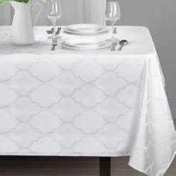 Jacquard-Tablecloth Oval