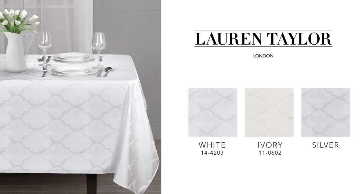 Jacquard-Tablecloth Oval