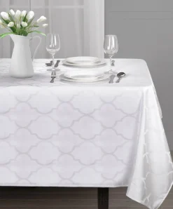 Jacquard-Tablecloth Oval