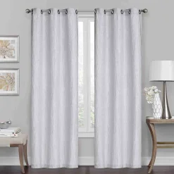 JOLIETTE Set of 2 Jacquard Grommet Panels