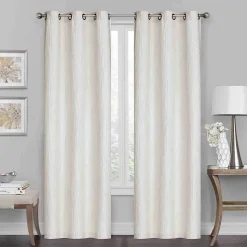 JOLIETTE Set of 2 Jacquard Grommet Panels