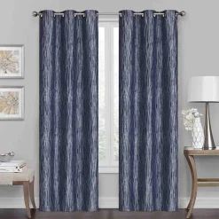JOLIETTE Set of 2 Jacquard Grommet Panels