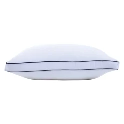 Just Like Down White Pillow with Contrast Piping – 18