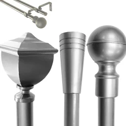 KATINA DOUBLE POLE SET - SILVER