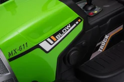 Kids Electric Ride-on Tractor with Trailer (12V Rechargeable Battery) - GREEN