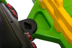 Kids Electric Ride-on Tractor with Trailer (12V Rechargeable Battery) - GREEN