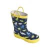 Kids Rubber Boot with Dinosaur