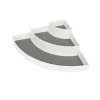 Kitchen Corner Rack White/grey