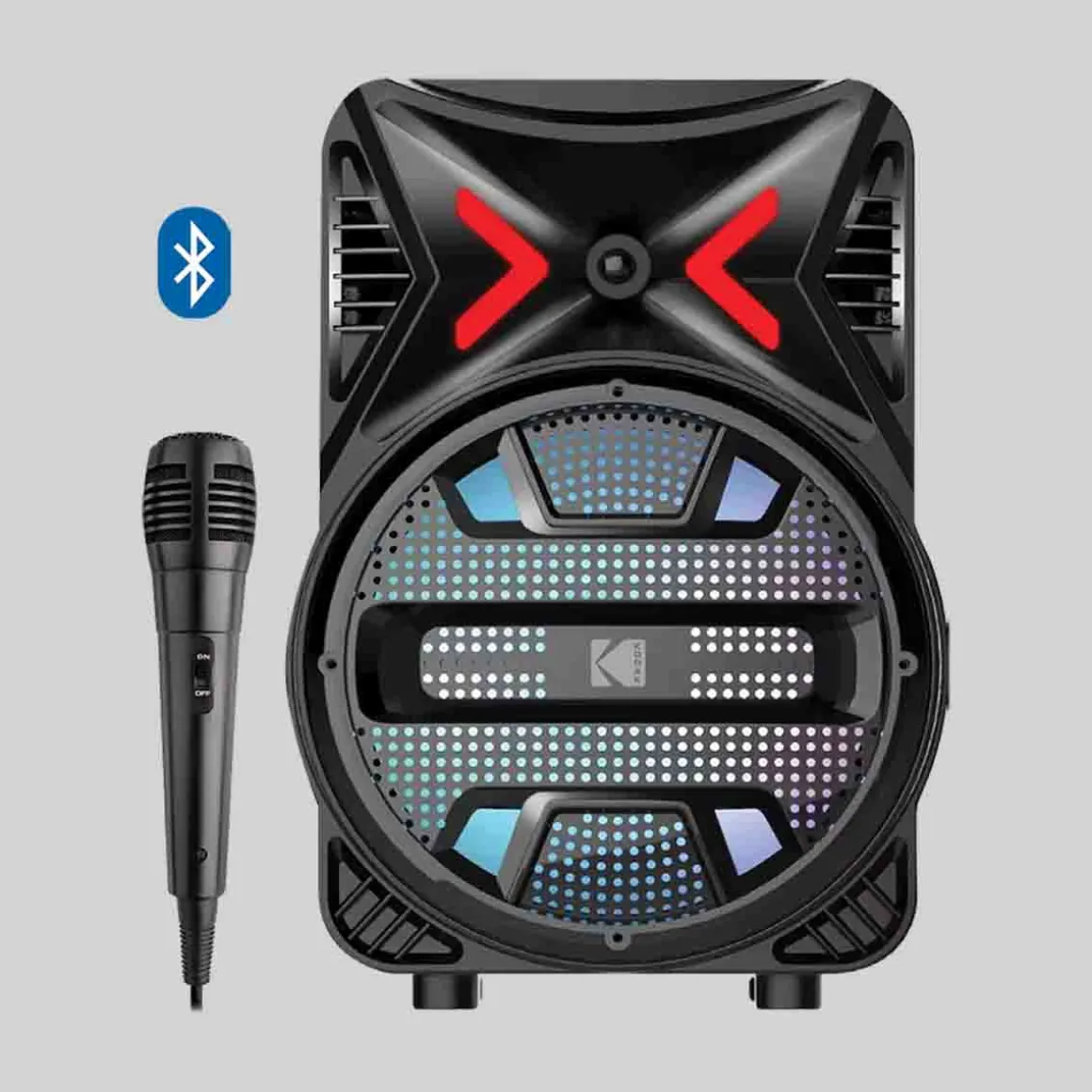 Kodak 6.5in Bluetooth Speaker With Led Lights