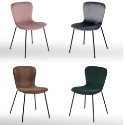 Koziello | PU Velvet Dining Chair