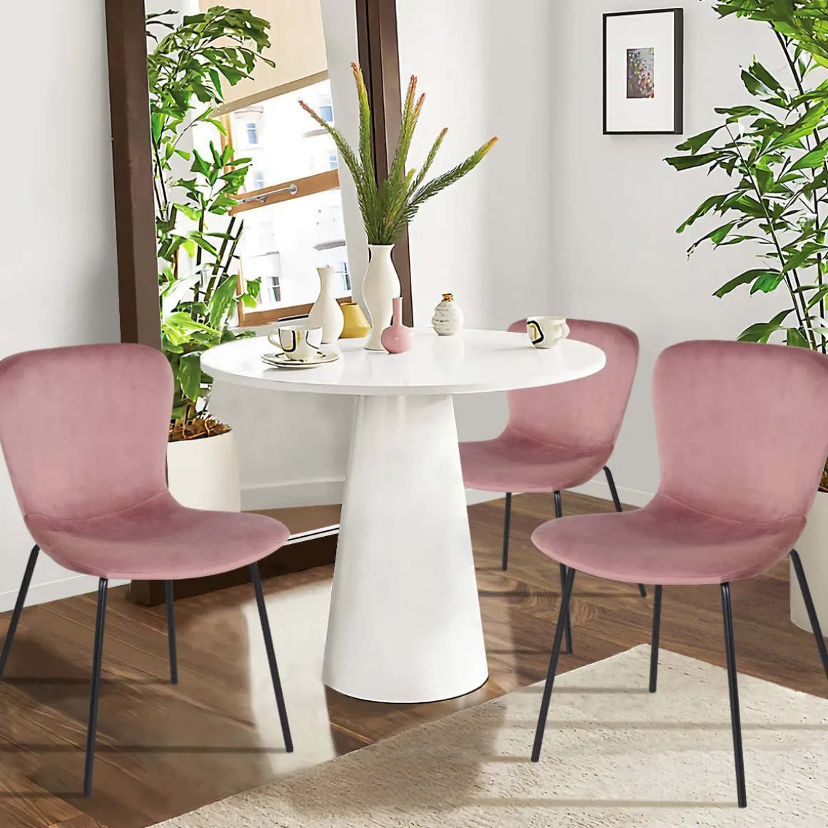 Koziello | PU Velvet Dining Chair