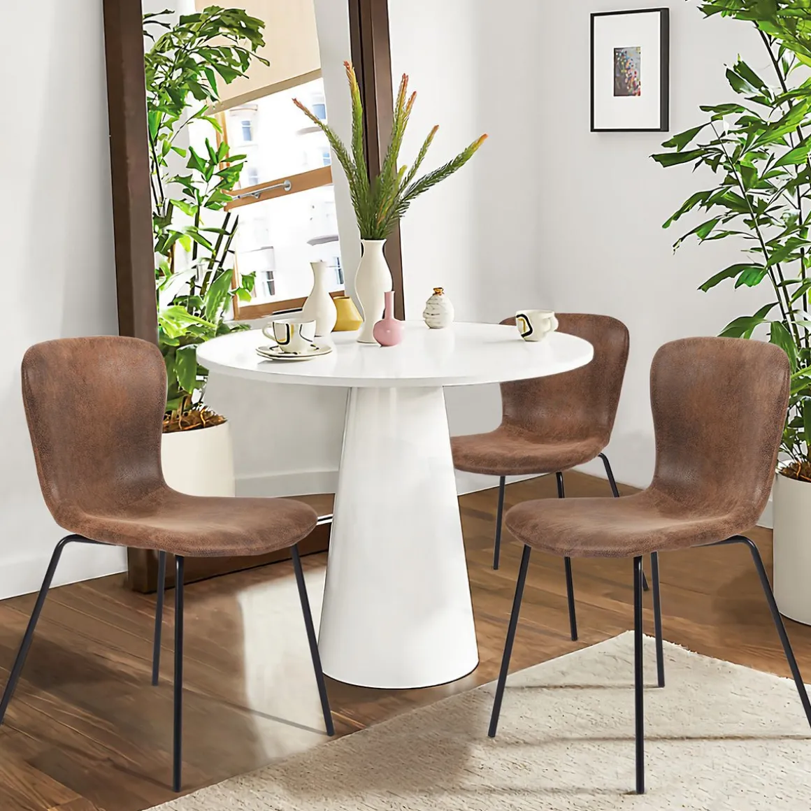 Koziello | PU Velvet Dining Chair