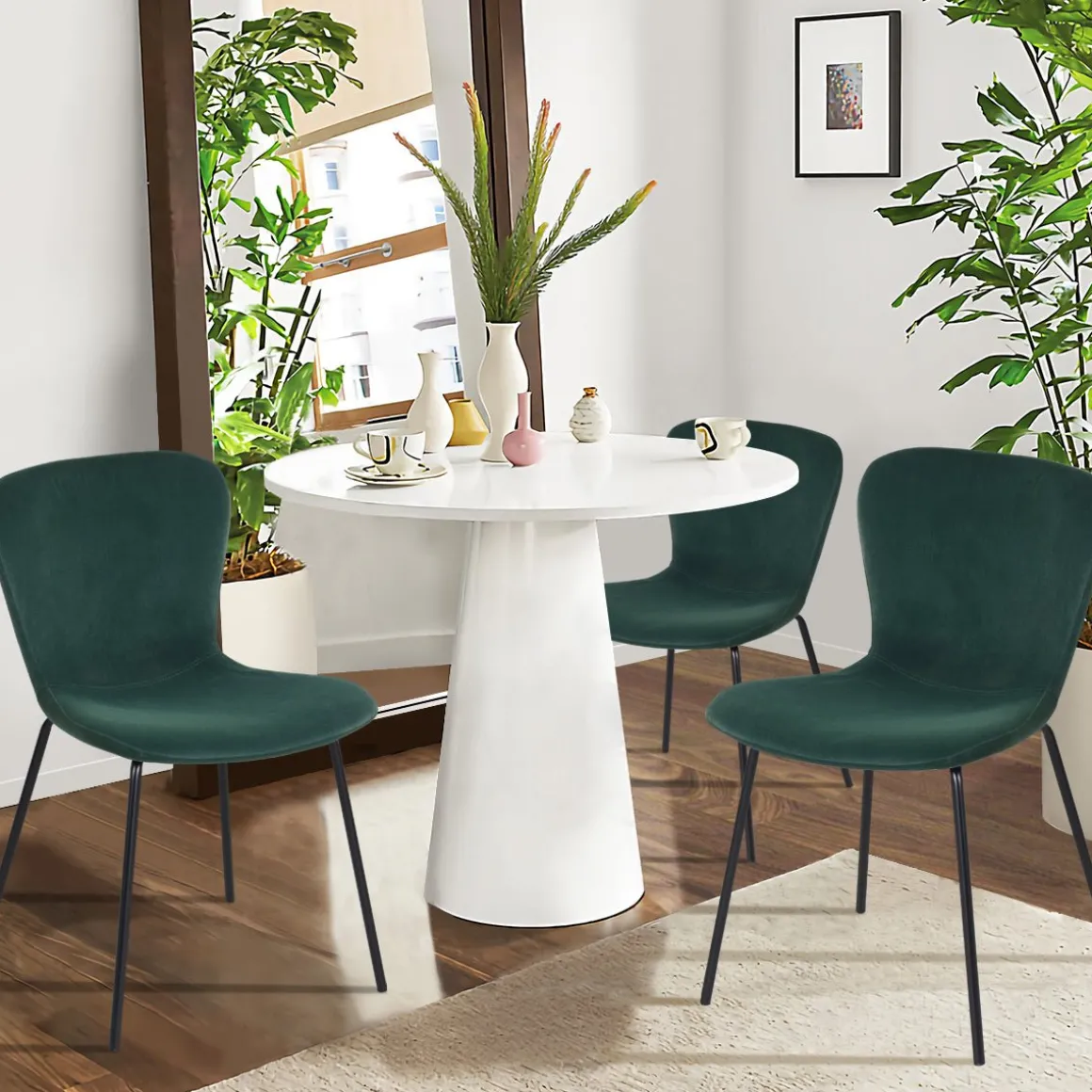 Koziello | PU Velvet Dining Chair