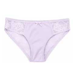 Lace Trim Bikini Briefs
