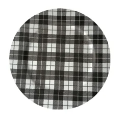 À LA CUISINE - Charger Plate (Buffalo - Plaid - Wood)
