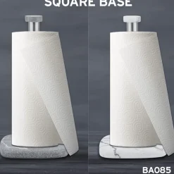 À LA CUISINE -Marble Paper Towel Holder square base