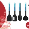À La Cuisine - 4 Pcs Kitchen Tool Set With Holder