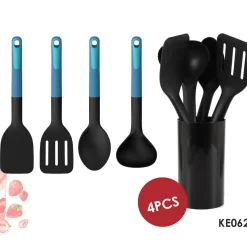 À La Cuisine - 4 Pcs Kitchen Tool Set With Holder