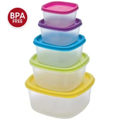 À la Cuisine - 10 Piece Plastic Food Container Set
