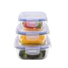 À La Cuisine - Set of 3 Square Glass Food Containers