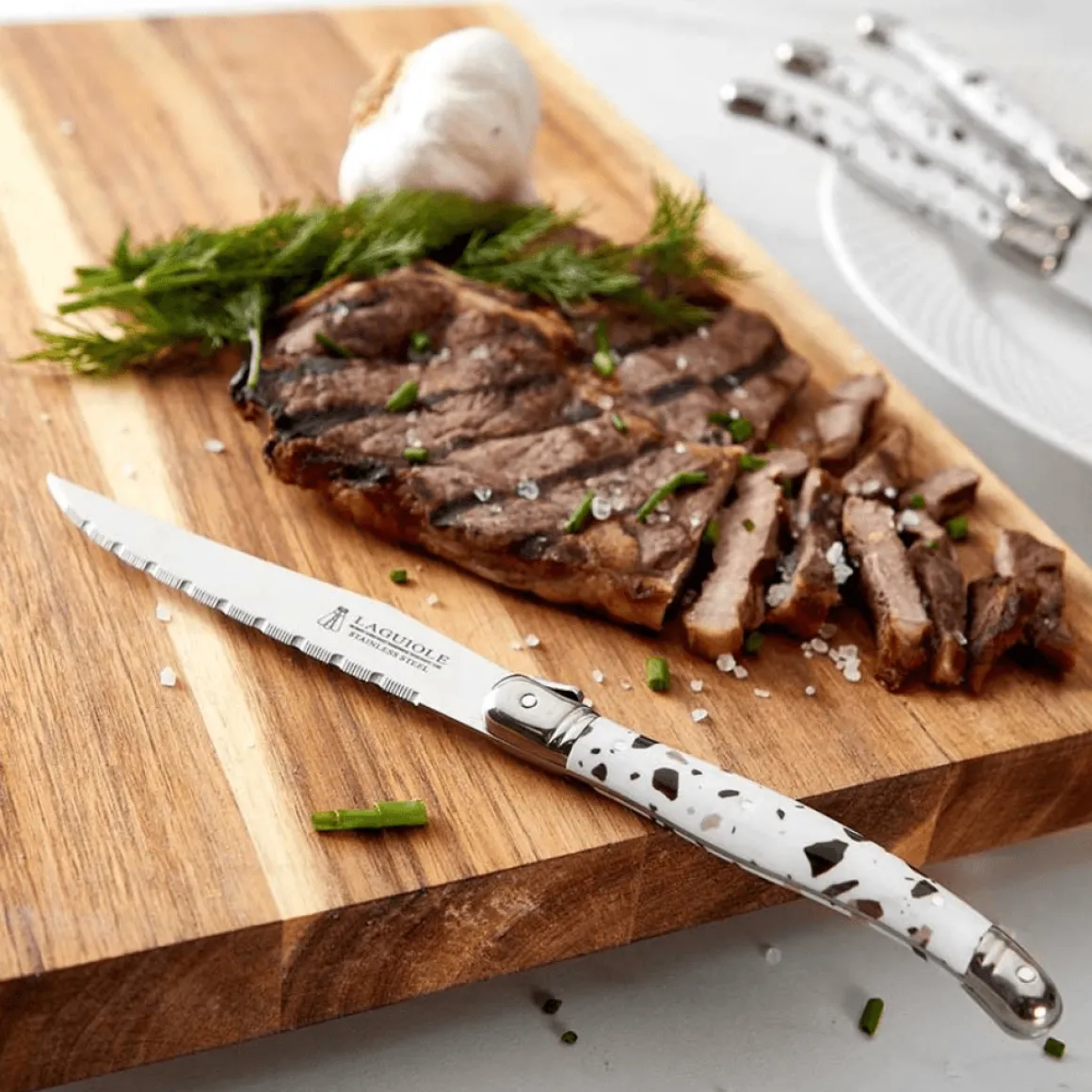 Laguiole Steak Knives – Set of 4 (Terrazzo)
