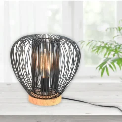 Lamp Curved Wire With Bulb