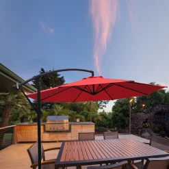 Large Hanging Patio Umbrella 10'(3m)
