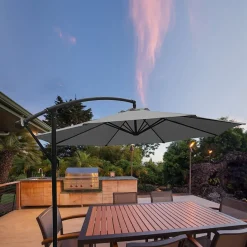 Large Hanging Patio Umbrella 10'(3m)