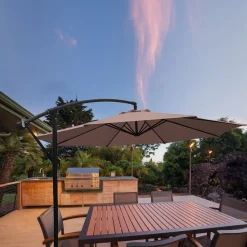 Large Hanging Patio Umbrella 10'(3m)