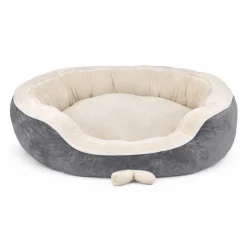 Large Pet Bed 76x60x18.5cm Beige