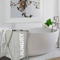Laundry Bag Lt Grey