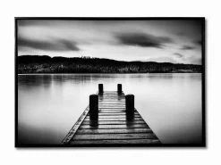 Lauren Taylor - Abstract Canvas Print Lake Scene 60x90