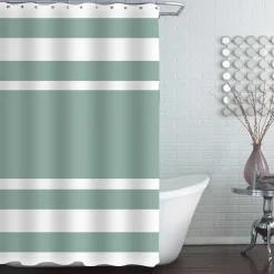 Lauren Taylor | Alena - Stripe Shower Curtain