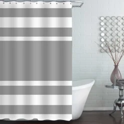 Lauren Taylor | Alena - Stripe Shower Curtain
