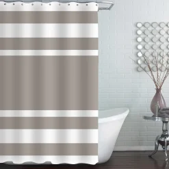 Lauren Taylor | Alena - Stripe Shower Curtain
