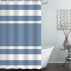 Lauren Taylor | Alena - Stripe Shower Curtain